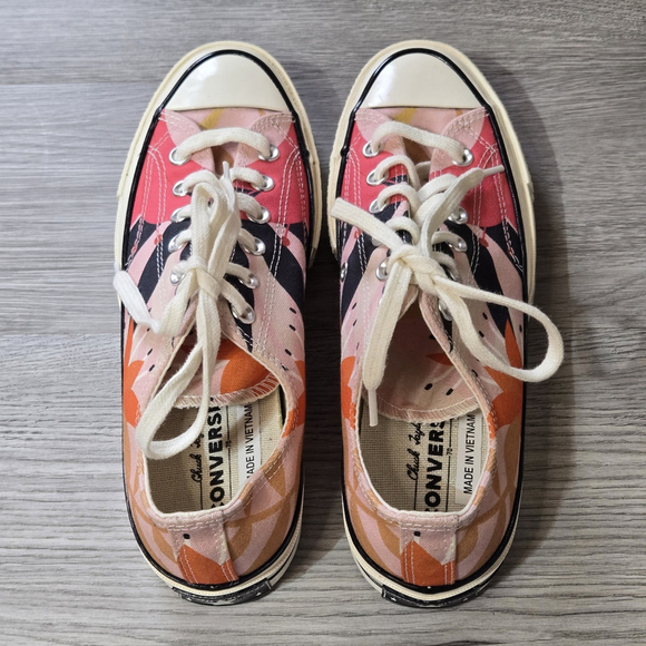 Converse Chuck 70 Low Floral Womens 9 Canvas Classic Sneakers Streetwear NWOB - Picture 3 of 10